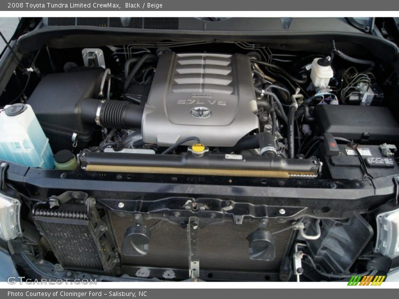  2008 Tundra Limited CrewMax Engine - 5.7 Liter DOHC 32-Valve VVT V8