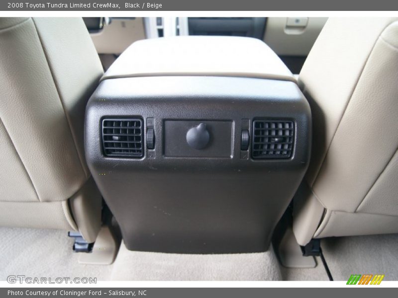 Black / Beige 2008 Toyota Tundra Limited CrewMax