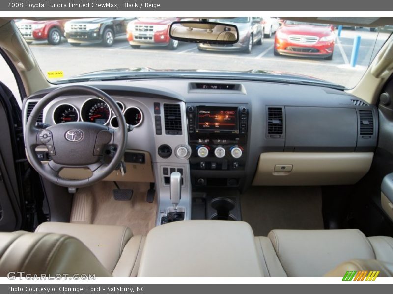 Dashboard of 2008 Tundra Limited CrewMax