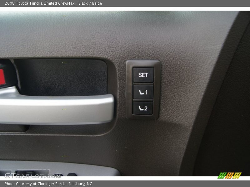 Black / Beige 2008 Toyota Tundra Limited CrewMax