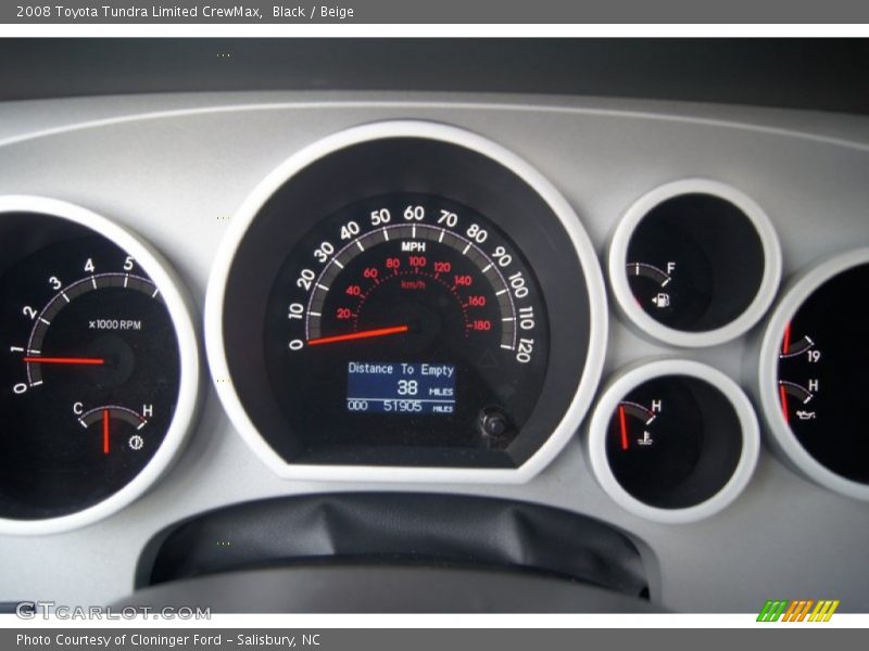 Black / Beige 2008 Toyota Tundra Limited CrewMax