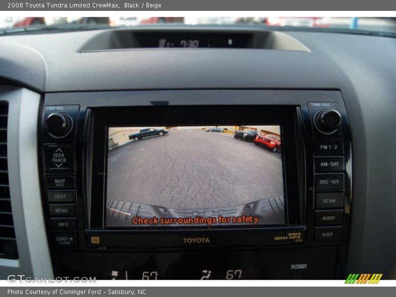 Black / Beige 2008 Toyota Tundra Limited CrewMax