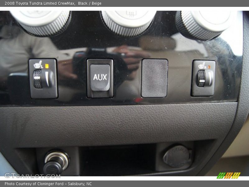 Black / Beige 2008 Toyota Tundra Limited CrewMax