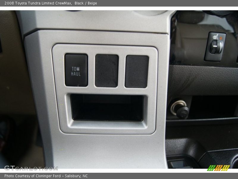 Black / Beige 2008 Toyota Tundra Limited CrewMax