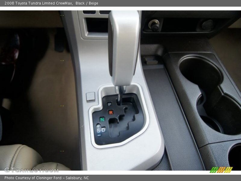 Black / Beige 2008 Toyota Tundra Limited CrewMax