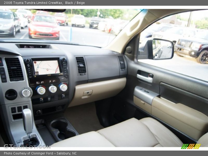 Black / Beige 2008 Toyota Tundra Limited CrewMax