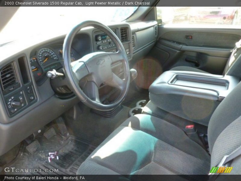 Light Pewter Metallic / Dark Charcoal 2003 Chevrolet Silverado 1500 Regular Cab