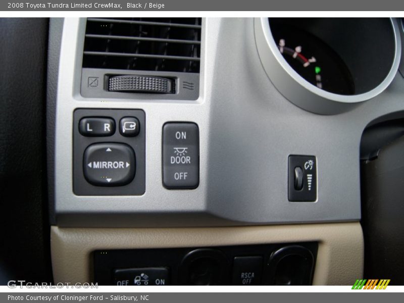 Black / Beige 2008 Toyota Tundra Limited CrewMax
