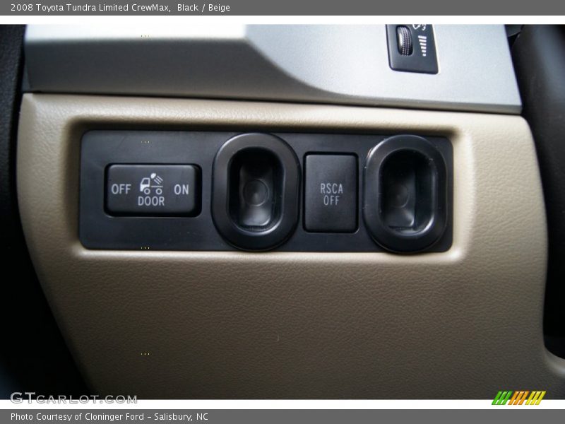Black / Beige 2008 Toyota Tundra Limited CrewMax