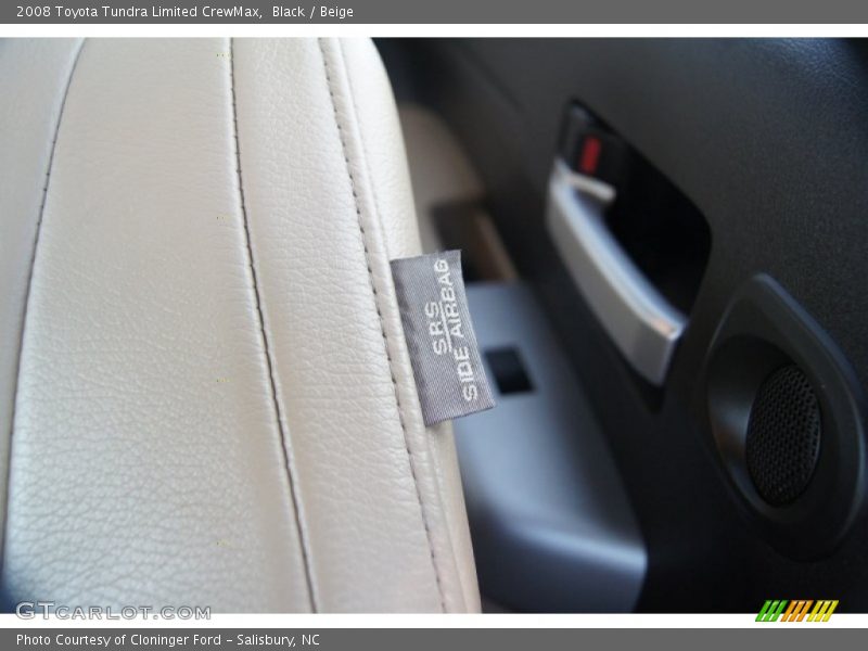 Black / Beige 2008 Toyota Tundra Limited CrewMax