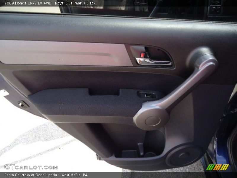 Royal Blue Pearl / Black 2009 Honda CR-V EX 4WD