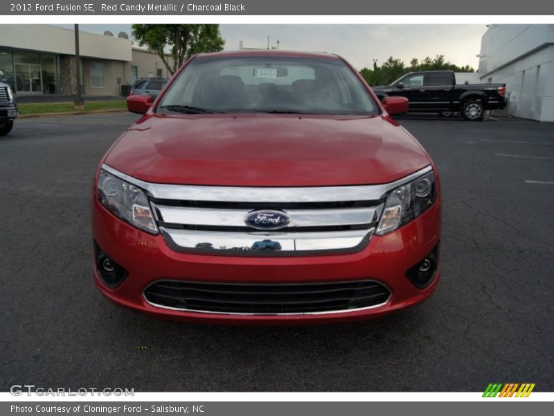 Red Candy Metallic / Charcoal Black 2012 Ford Fusion SE