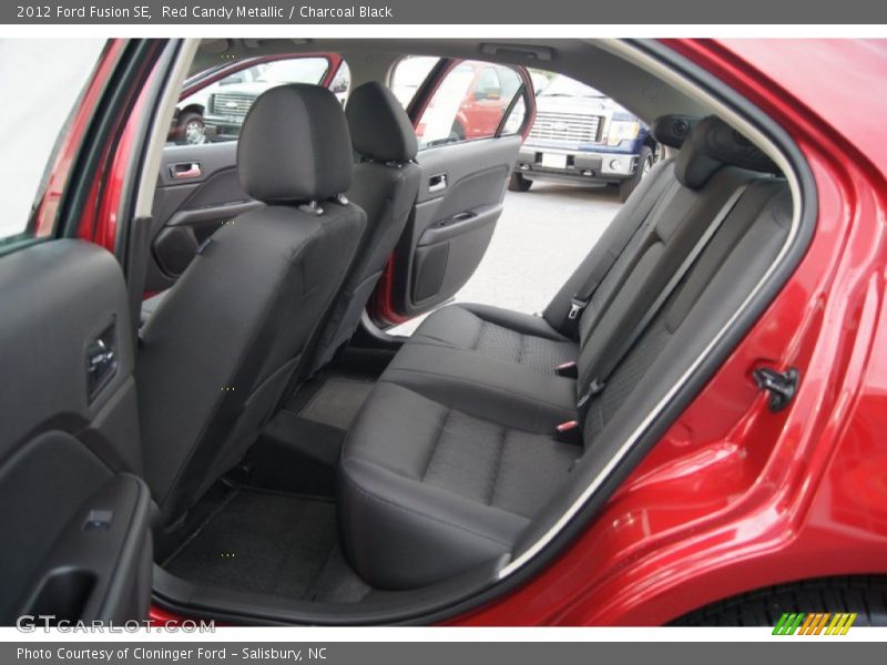 Red Candy Metallic / Charcoal Black 2012 Ford Fusion SE