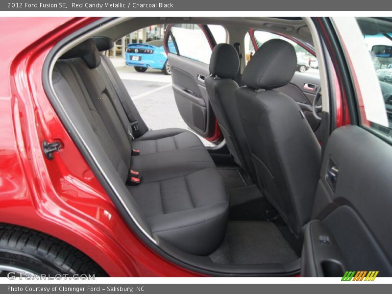 Red Candy Metallic / Charcoal Black 2012 Ford Fusion SE