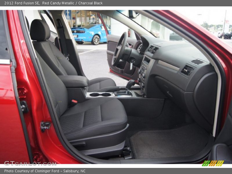 Red Candy Metallic / Charcoal Black 2012 Ford Fusion SE