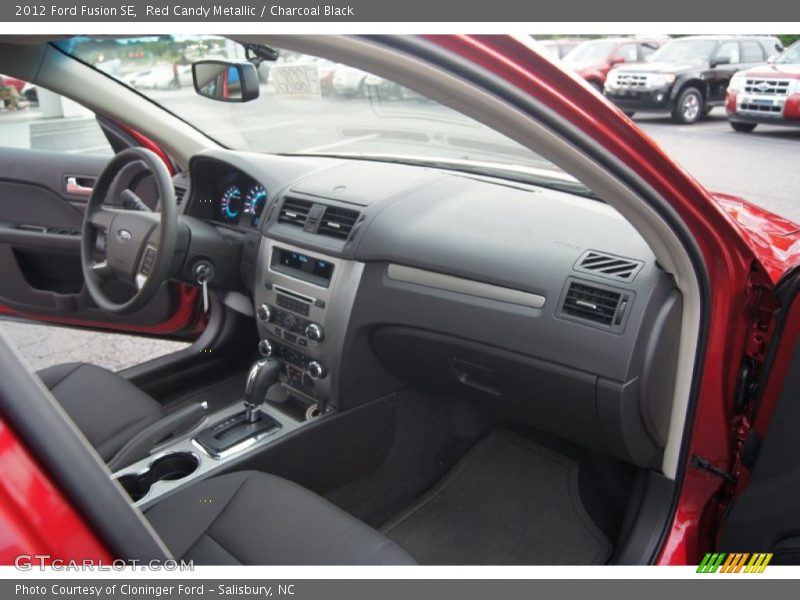 Red Candy Metallic / Charcoal Black 2012 Ford Fusion SE