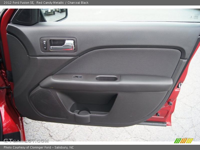 Red Candy Metallic / Charcoal Black 2012 Ford Fusion SE