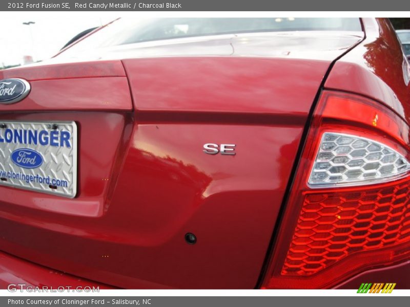 Red Candy Metallic / Charcoal Black 2012 Ford Fusion SE