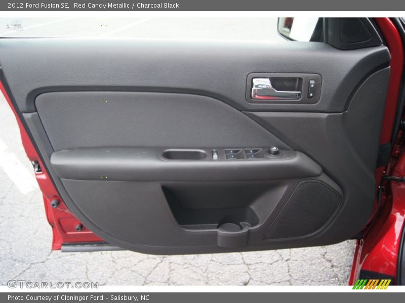 Red Candy Metallic / Charcoal Black 2012 Ford Fusion SE