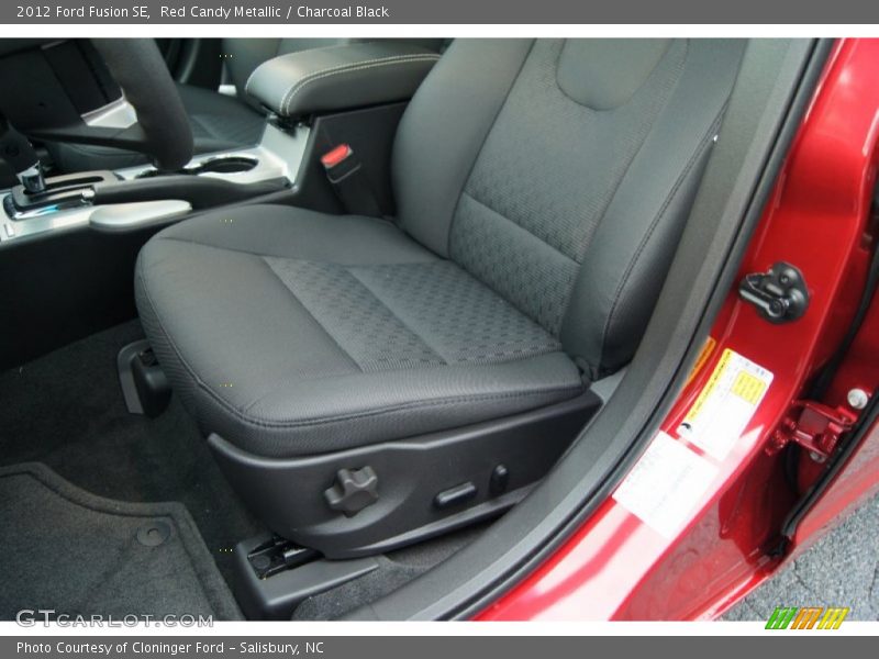 Red Candy Metallic / Charcoal Black 2012 Ford Fusion SE
