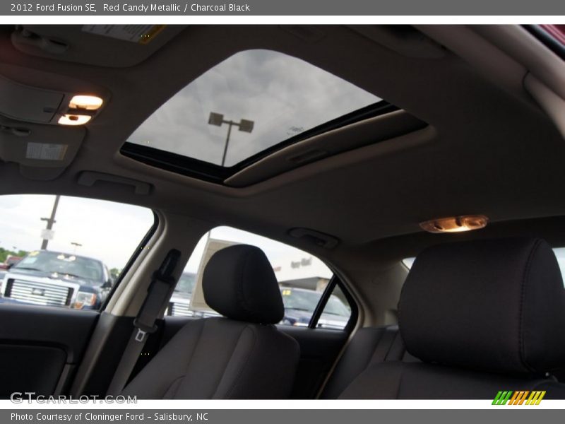 Red Candy Metallic / Charcoal Black 2012 Ford Fusion SE