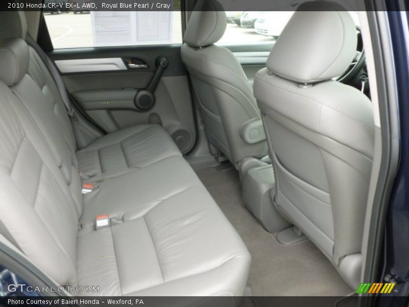 Royal Blue Pearl / Gray 2010 Honda CR-V EX-L AWD