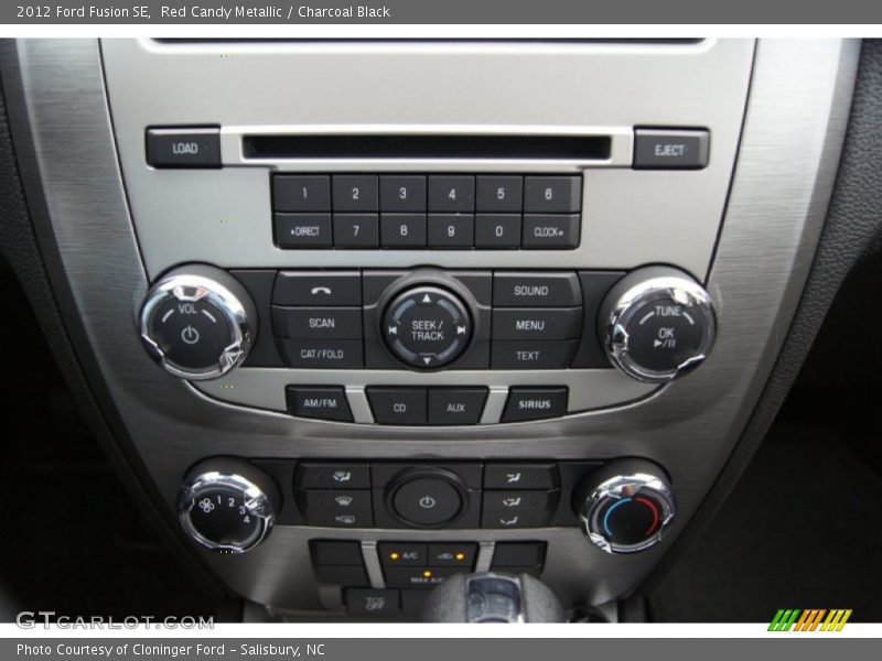 Red Candy Metallic / Charcoal Black 2012 Ford Fusion SE