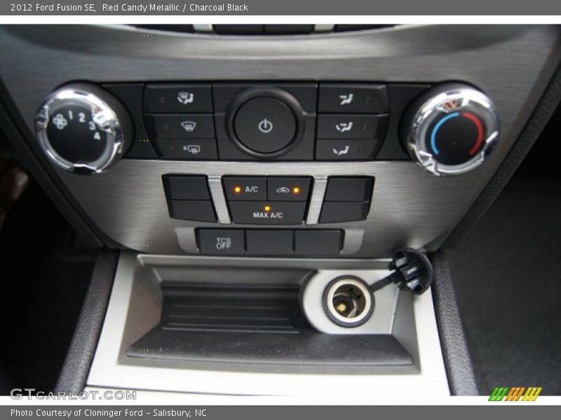 Red Candy Metallic / Charcoal Black 2012 Ford Fusion SE