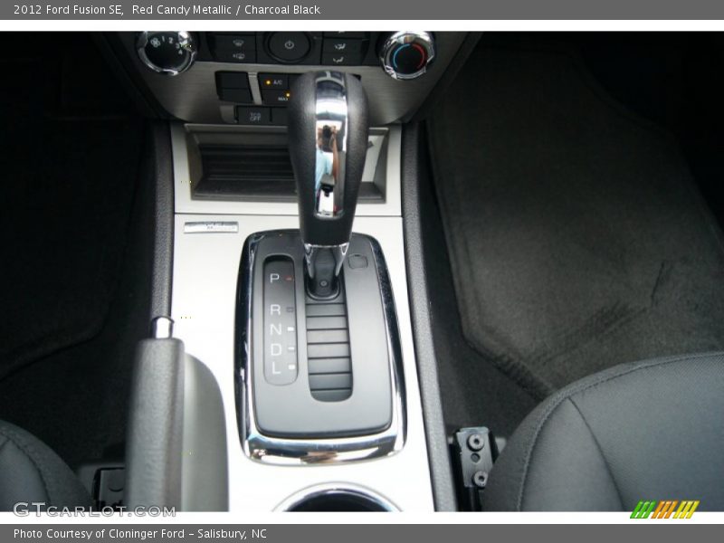 Red Candy Metallic / Charcoal Black 2012 Ford Fusion SE