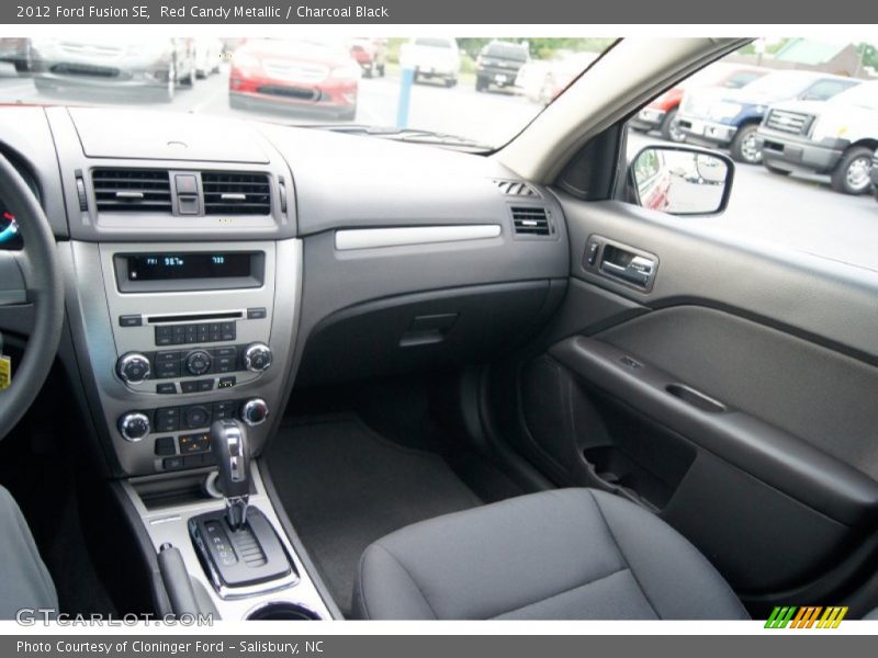 Red Candy Metallic / Charcoal Black 2012 Ford Fusion SE