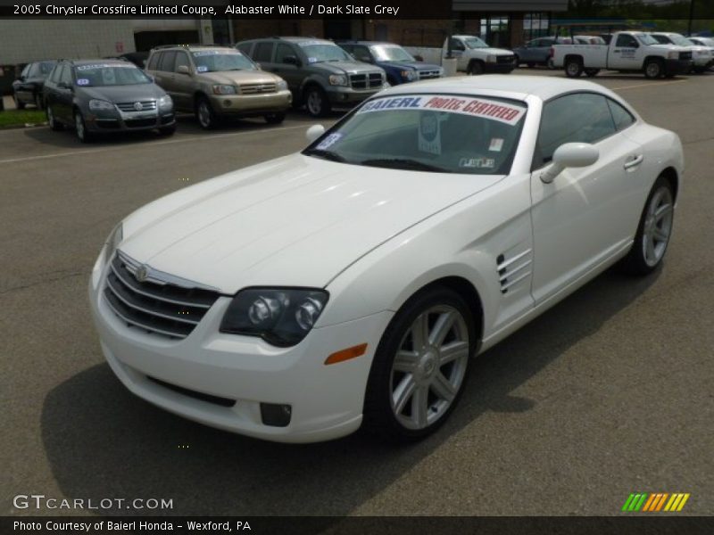 Alabaster White / Dark Slate Grey 2005 Chrysler Crossfire Limited Coupe