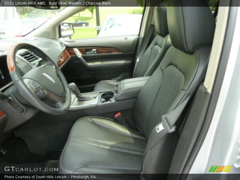 Ingot Silver Metallic / Charcoal Black 2011 Lincoln MKX AWD