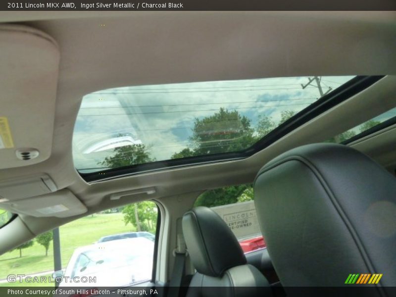 Ingot Silver Metallic / Charcoal Black 2011 Lincoln MKX AWD