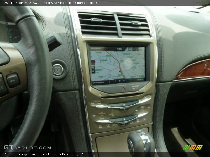 Ingot Silver Metallic / Charcoal Black 2011 Lincoln MKX AWD