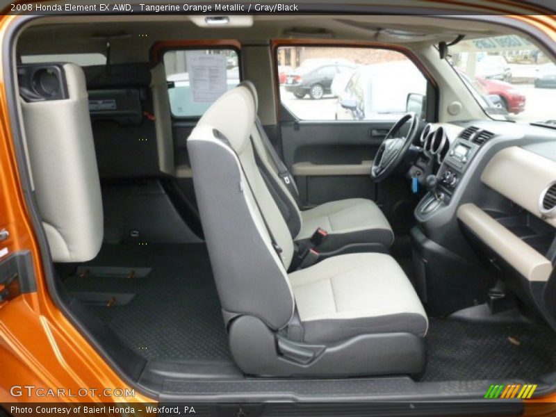 Tangerine Orange Metallic / Gray/Black 2008 Honda Element EX AWD