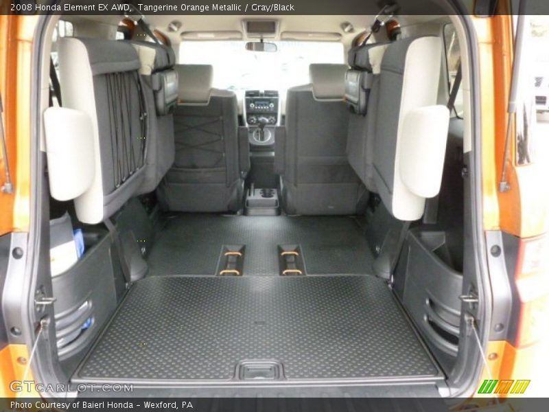 Tangerine Orange Metallic / Gray/Black 2008 Honda Element EX AWD