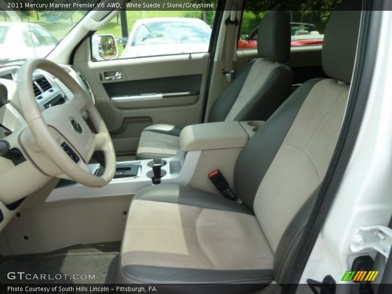  2011 Mariner Premier V6 AWD Stone/Greystone Interior