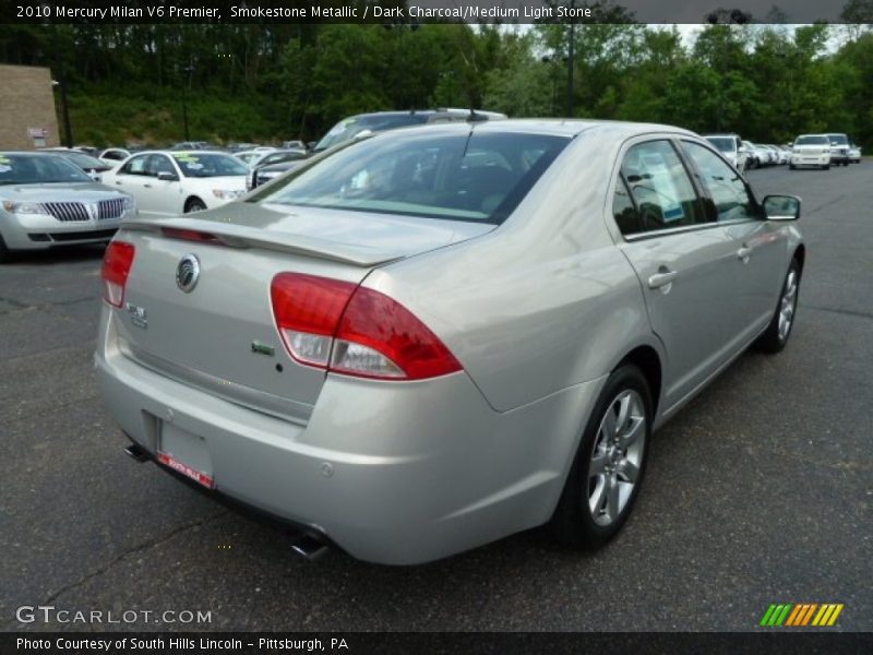 Smokestone Metallic / Dark Charcoal/Medium Light Stone 2010 Mercury Milan V6 Premier