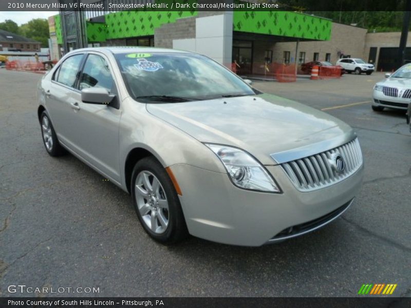Smokestone Metallic / Dark Charcoal/Medium Light Stone 2010 Mercury Milan V6 Premier