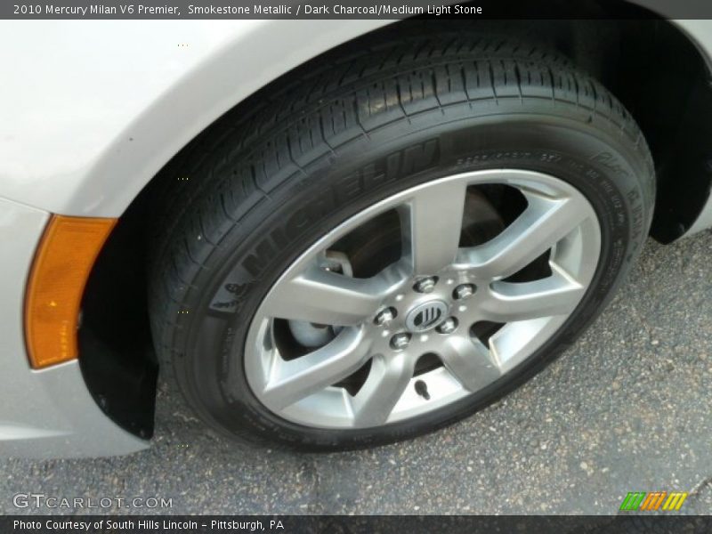 Smokestone Metallic / Dark Charcoal/Medium Light Stone 2010 Mercury Milan V6 Premier