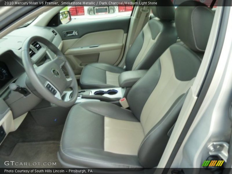 Smokestone Metallic / Dark Charcoal/Medium Light Stone 2010 Mercury Milan V6 Premier