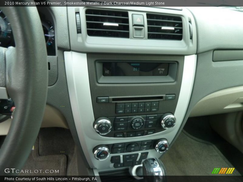 Smokestone Metallic / Dark Charcoal/Medium Light Stone 2010 Mercury Milan V6 Premier