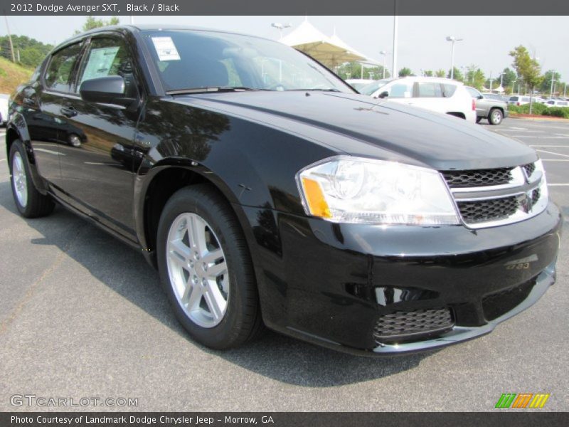 Black / Black 2012 Dodge Avenger SXT