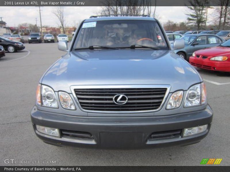 Blue Vapor Metallic / Gray 2001 Lexus LX 470