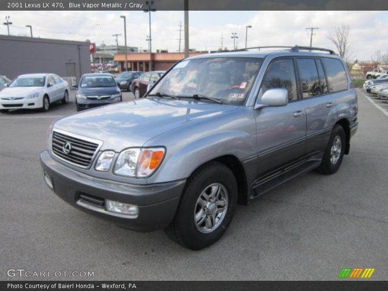 Blue Vapor Metallic / Gray 2001 Lexus LX 470