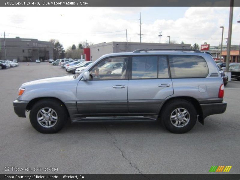 Blue Vapor Metallic / Gray 2001 Lexus LX 470