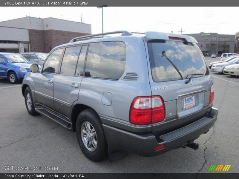 Blue Vapor Metallic / Gray 2001 Lexus LX 470