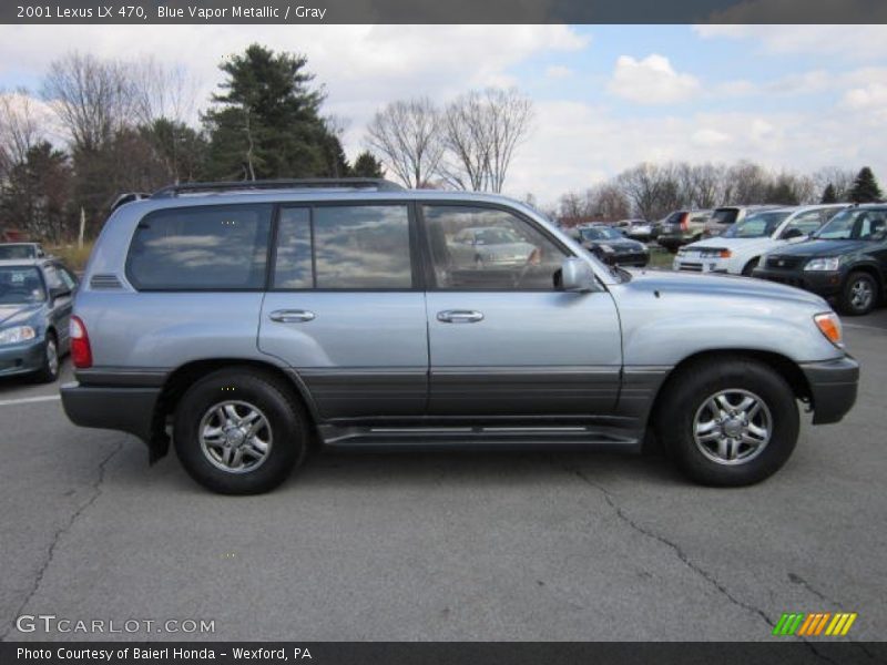 Blue Vapor Metallic / Gray 2001 Lexus LX 470