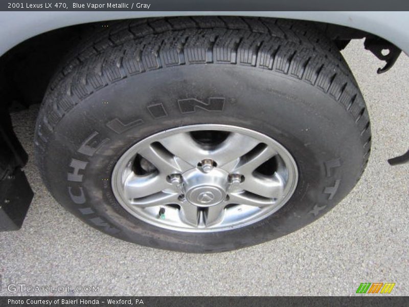 Blue Vapor Metallic / Gray 2001 Lexus LX 470