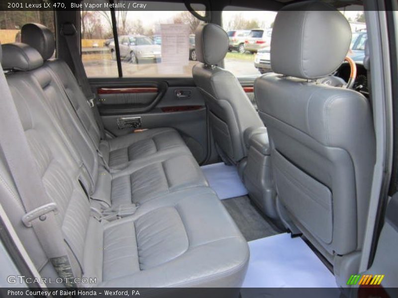 Blue Vapor Metallic / Gray 2001 Lexus LX 470